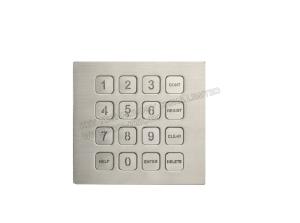 China IP67 Rated Backlight Industrial Metal Keypad With 0.45mm Short Stroke wholesale