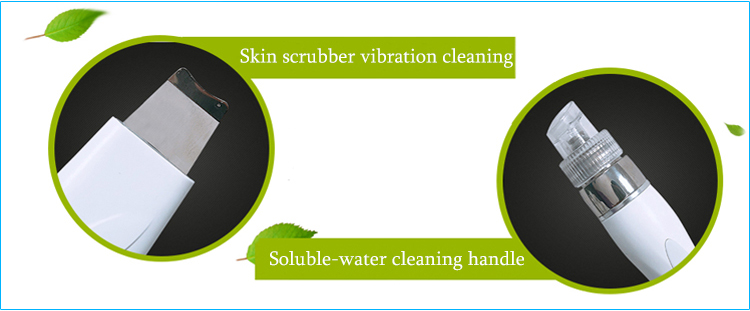 Remover Hydro Facial Machine Ultrasonic Skin Scrubber Vacuum Blackhead