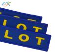 Yellow Text On Merrowed Border Blue Woven Keychain Flight Keychain For Gifts
