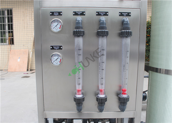 1T RO Brackish Water Treatment Plant For Good Water With FRP Material