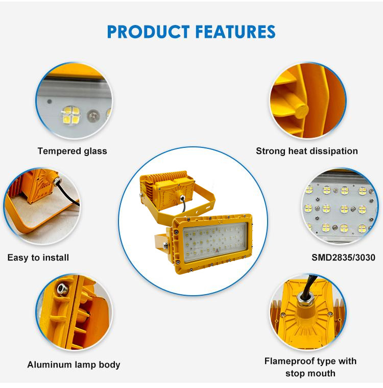 Atex Rated Explosion Proof Lighting Fixtures Class 1 Division 1 OEM