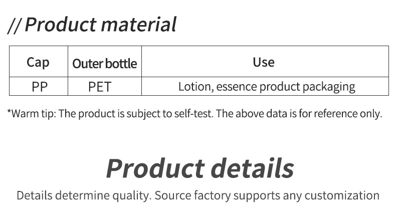 White Luxury Serum Bottle 20ml 25ml 35ml PET Perfume Bottle Custom For Skin Care