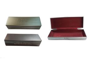China Silver Aluminum Eyeglass Case OEM Service Aluminium Spectacle Case wholesale