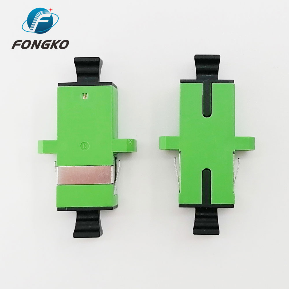 Metal Shrapnel LC Duplex Adaptor , APC Fiber Optic Adapters 0.20dB