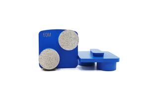 China Concrete Floor Husqvarna Grinding Diamonds Double Button Segments wholesale