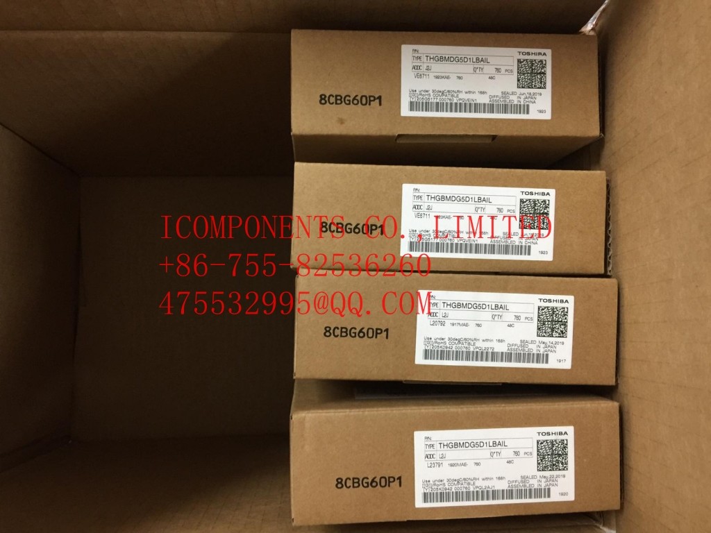 THGBMNG5D1LBAIL KIOXIA NAND Flash Serial e-MMC 32G-bit 153-Pin FBGA Tray
