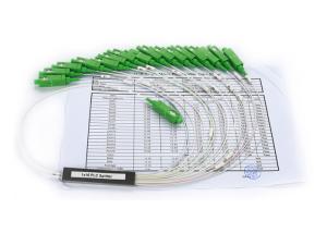 China SC APC 1x16 Mini Steel Tube Splitter Fiber Optical G657A1 wholesale