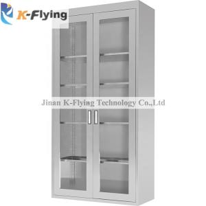 China 90*40*180cm Stainless Steel Medical Cabinet Key Lock wholesale