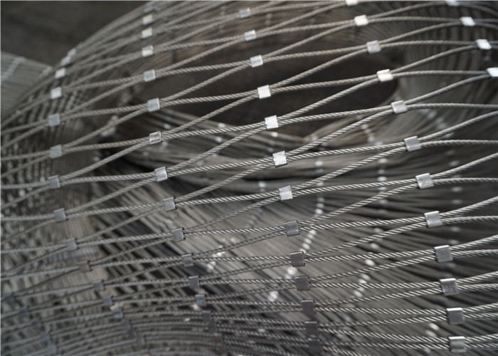 7 × 19 Eco Friendly Ferrule Rope Mesh For Plant Climbing Net / Plant Support