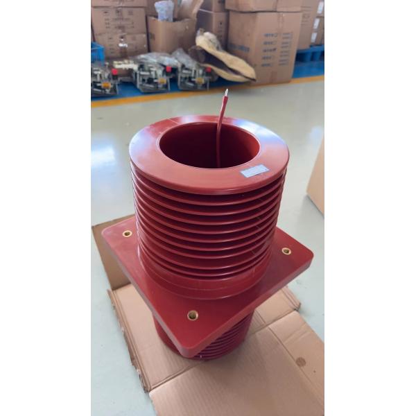 40.5kv Casting Resin Wall Bushing Insulation With Shiled Net Cross Double Copper Bus-Bar In SwitchgearBusbar Holes