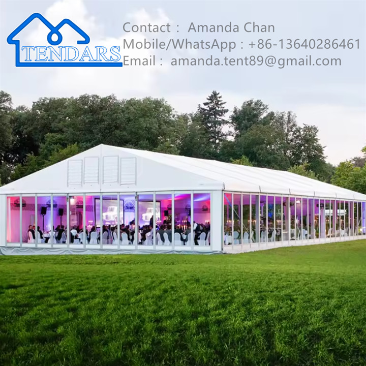 Outdoor Large Custom Luxury Pvc White Commercial Warehouse Tents Wedding Party Marquee