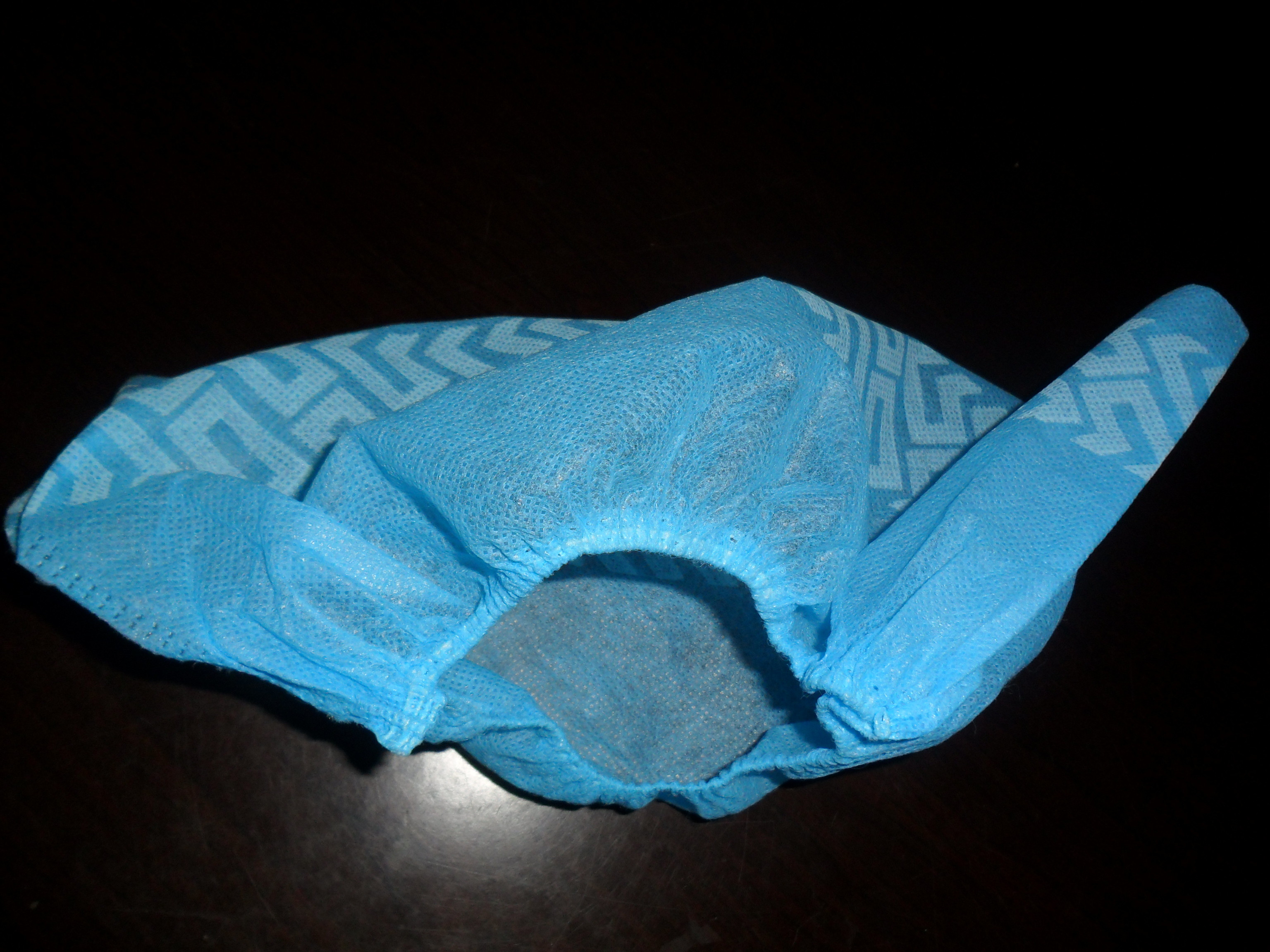 Eco Friendly Anti Slip Disposable Shoe Cover , PP Blue Medical Disposable Foot Covers