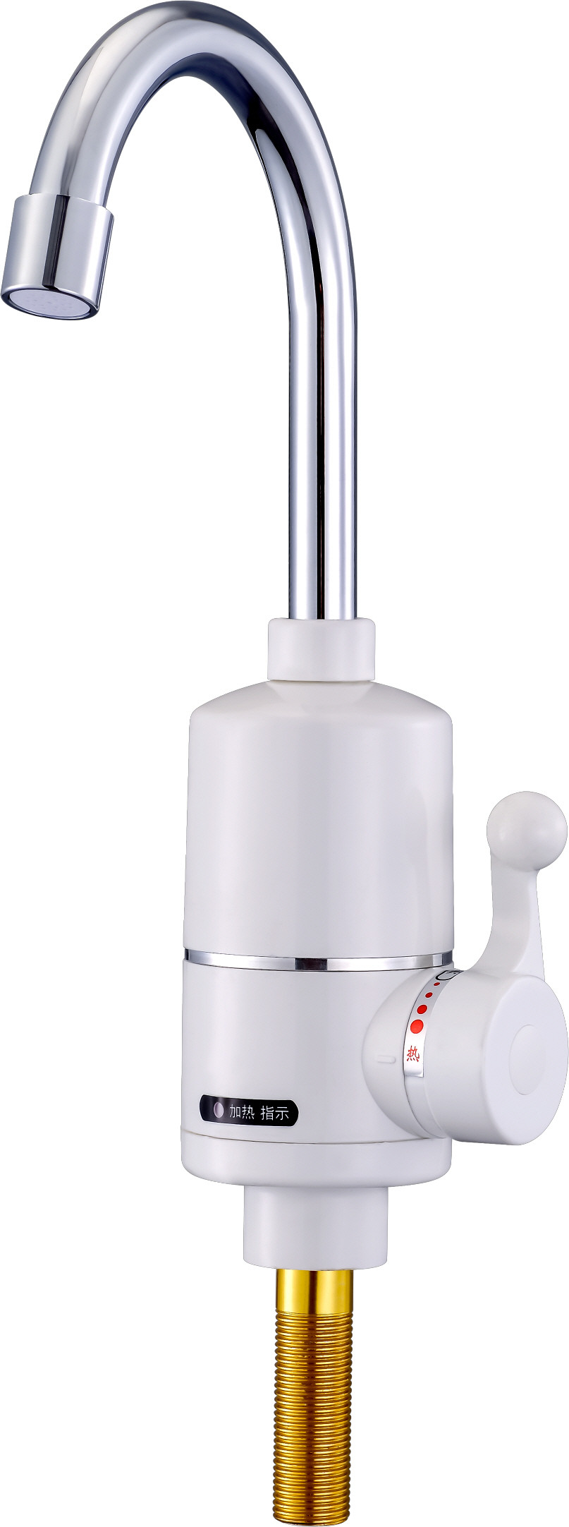 White 3000W Instant Hot Water Faucet Electric Water Heater Tap Kitchen Use LVD
