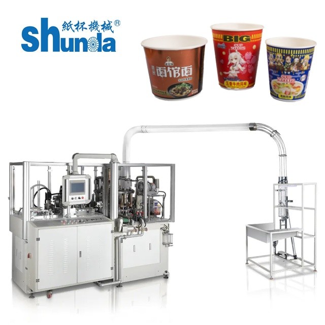 High Speed Saudi Arabia Paper Bowl Sealing Making Machine For Fast Food Taken Away