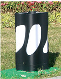 outdoor lawn lamps for decoration easy installation hot-dip galvanized steel pipe high quality stainless steel pole