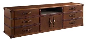China 2m Length Old Fashioned Hard Wood TV Stand Vintage TV Cabinet For Home Decorate wholesale