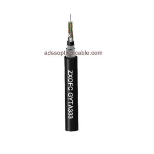 China Submarine Underwater Fiber Optic Cable Double Armored GYTA333 72 94 144 Core wholesale