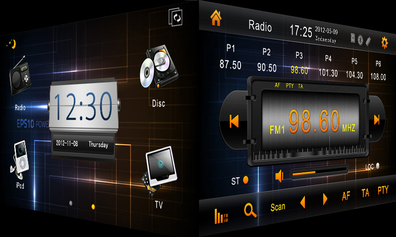 ouchuangbo A2DP Sat Nav for Toyota Corolla 2006-2011 with RDS Radio GPS digital touch screen MP3 CD player OCB-8010
