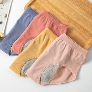 China Menstrual Women Cotton Panties Antileakage High Waisted Type wholesale