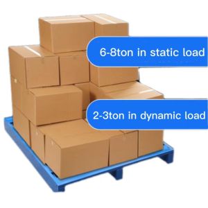 China High Stackability Plastic Pallets Bule / Black / White Color 120*100*15cm wholesale