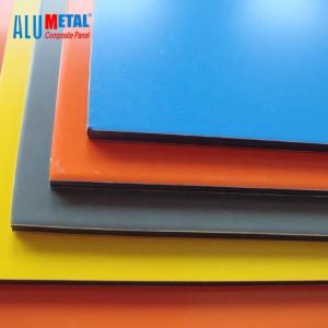 China 4mm 1250mm Plastic Aluminum Composite Sheet Material Panels Spectrum AA3003 wholesale