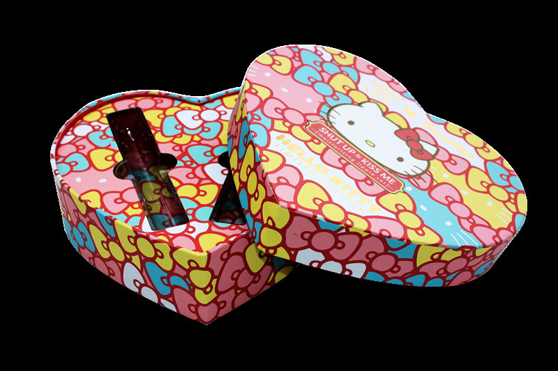 Empty Paper Custom Makeup Packaging Containers Special Shaped Customized