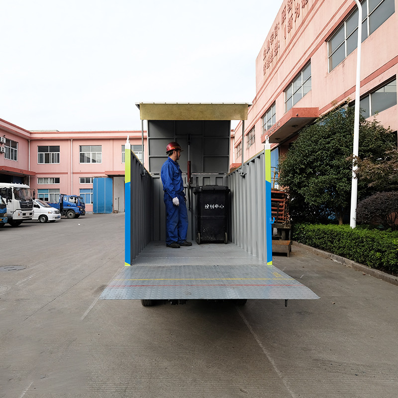 Open Type High Speed Trash Bin Truck Economic Customized Waste Collection Truck