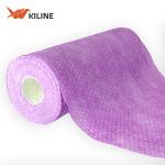Custom Size Purple Disposable Cleaning Cloths Dusting Rolls 55gsm Highly
