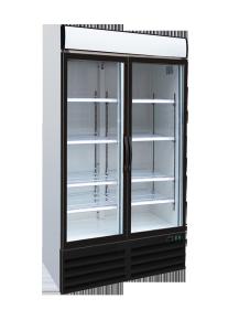 China Commercial Upright Vertical Drink Beverage Display Fridge With 400 / 800L wholesale