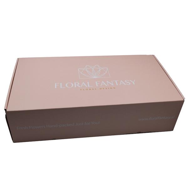 Flowers Corrugated Mailer Boxes Recyclable Flower Delivery Boxes