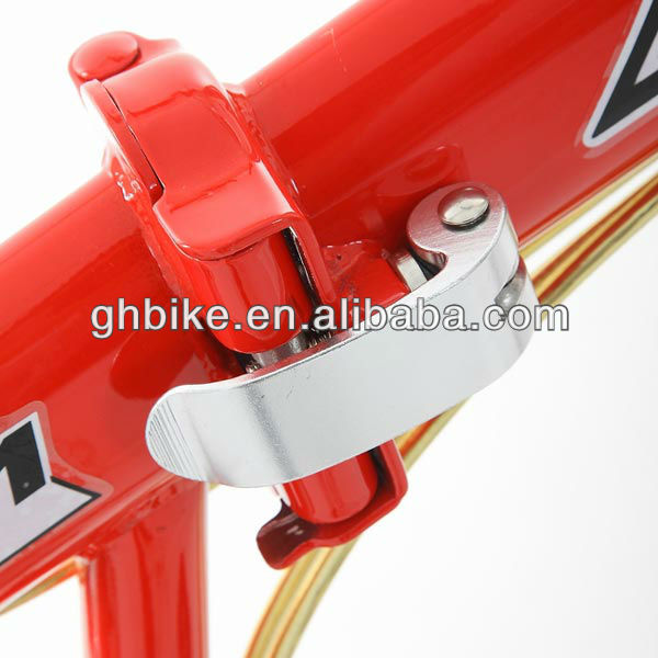 CPSC Certificate 20 Inch Red Color Folding Frame Foldable Bicycle with 26*2.125 Tires