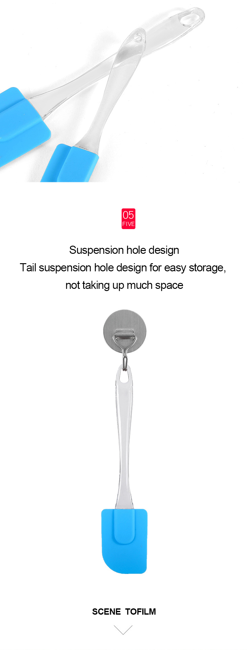 FDA Mini Silicone Spatulas BPA Free For Baking
