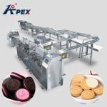Cracker Sandwich Biscuit Manufacturing Machine , Automatic Cookie Making Machine