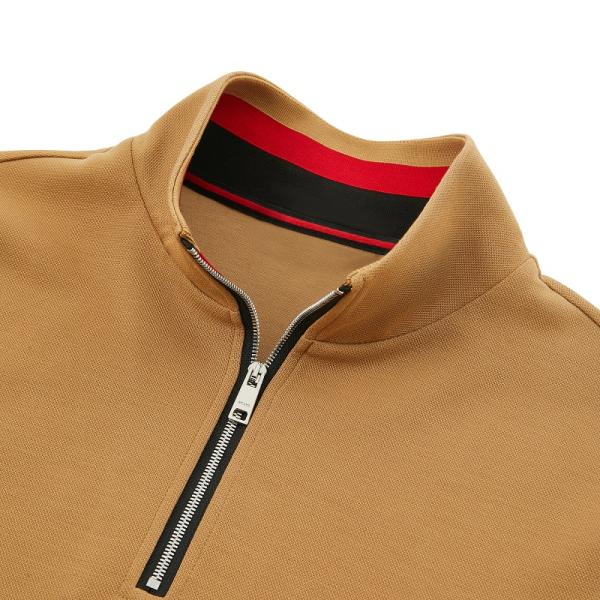 Men's Long Sleeve Golf Polo Shirt in 100% Cotton Pique Material with Full Sublimation