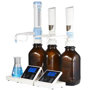 China PTFE FEP Lab Bottle Top Dispenser 50ml Chemical Resistance wholesale