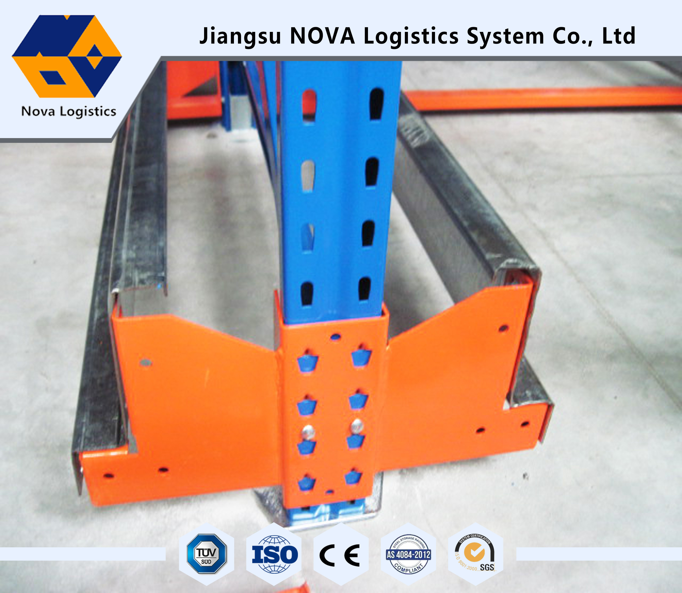 Capacity 1500kg Per Shuttle Pallet Racking For Logistic Distribution Centers