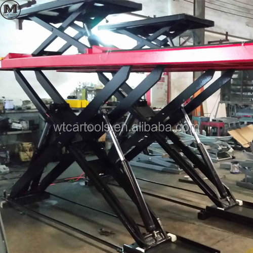 45 Second Lifting Time Scissor Portable Car Lift For Garage Equipment 3.5tons