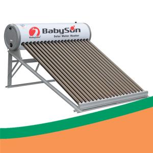 China Grey Active 180L Sun Solar Water Heater With Electric Backup wholesale