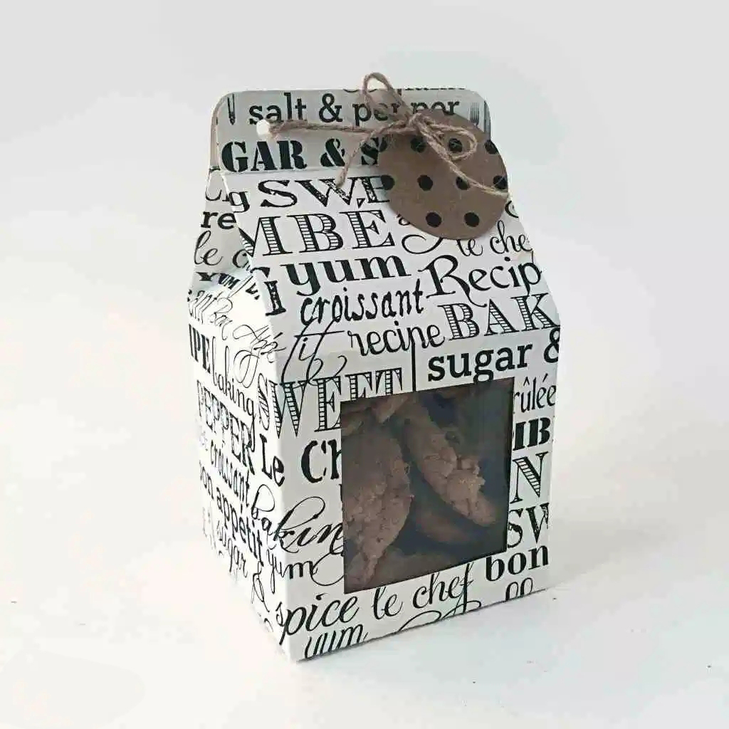 Customized Printing Christmas Cupcake Boxes