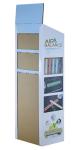 CMYK Countertop Hook Cardboard Retail Display Stands UV Printing