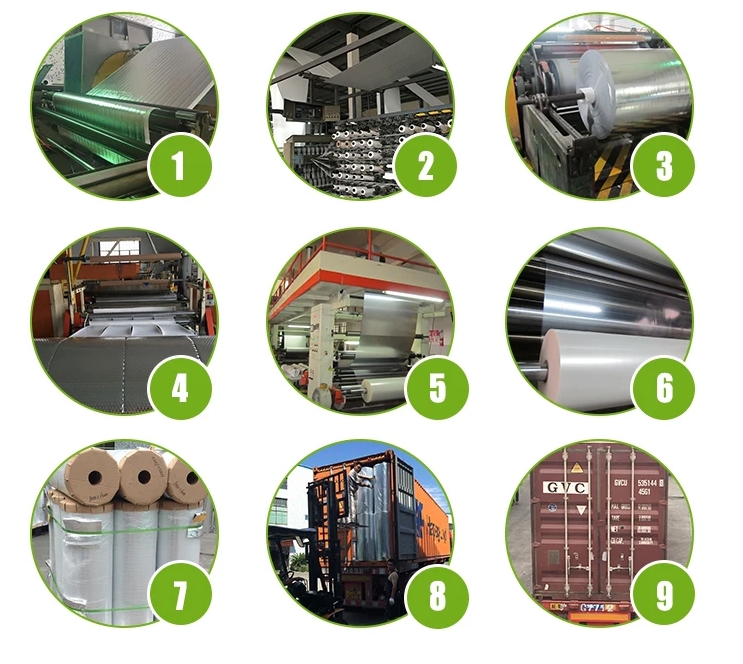 0.91g/cm3 Density Aluminum Metallized Packaging Film for Stainless Steel Products