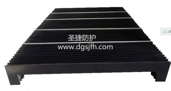 black heat sealed bellows with fabric /pvc for weld spatter or elevated