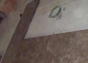 China Grey Marble Stone Countertops , Marble Bathroom Countertops Custom Color wholesale