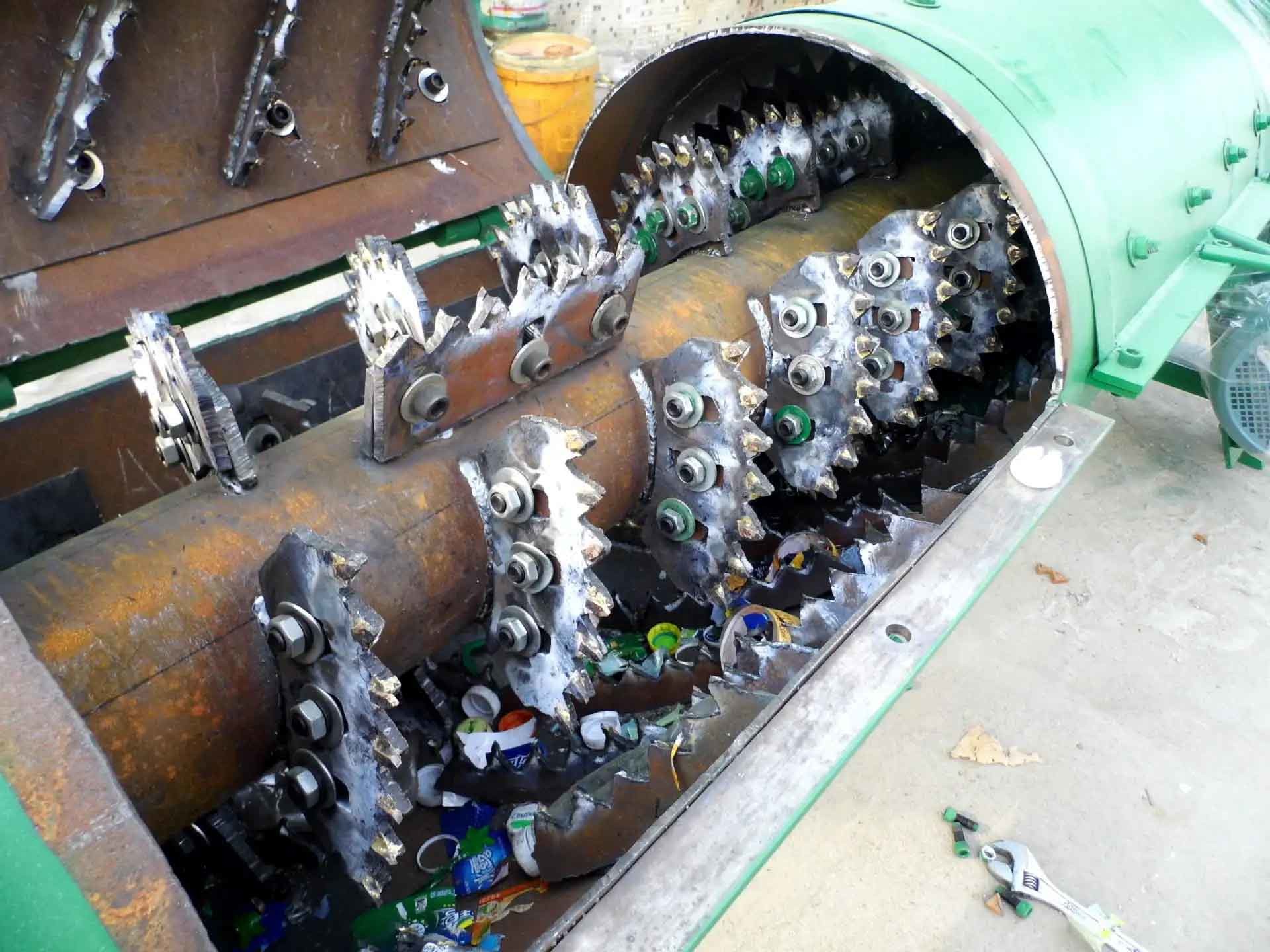 Plastic Label Removal Machine Beverage Bottle Label Separation