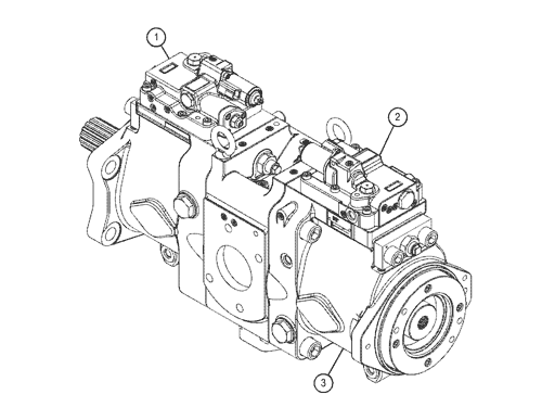 5511122 PUMP GP-MAIN HYDRAULIC Parts scheme