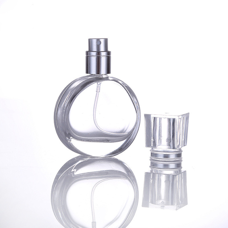 25ml Empty Flint Glass Refillable Perfume Bottles With Spray Atomizer