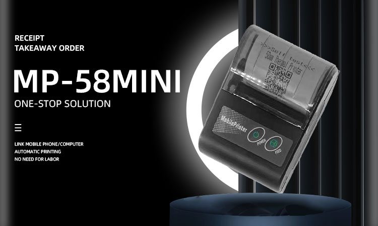 384 Dots/line Max. Resolution Small Thermal Printer for Clothes Portable 58mm Series