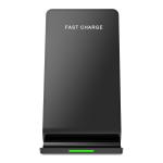 Led Light Samsung Phone Charger Stand , 2 Coils Wireless Charging Pad Stand