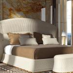 Modern Luxury Bedroom Furniture Set 2.4x2.3m Queen Italian Gold King Size Beds