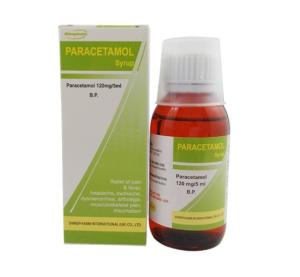 China GMP Medicine of Paracetamol Syrup 125mg/5ml 100ml BP/USP wholesale